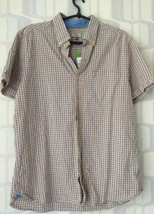 Рубашка в клетку новый размер l