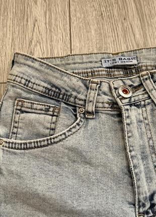Голубые летние джинсы2 фото