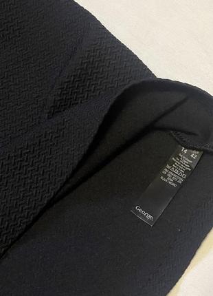 Строгое платье -футляр черного цвета бренд george , размер 14 / наш м-l 🌷5 фото