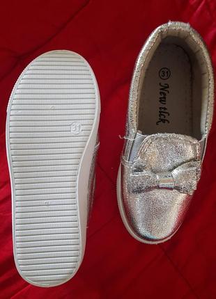 Мокасины мокасины туфельки балетки обуви для девочки 31 г.4 фото