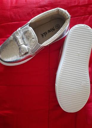 Мокасины мокасины туфельки балетки обуви для девочки 31 г.3 фото