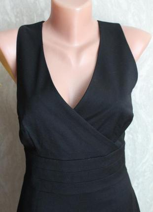 Черное платье футляр  h&m 38 м размер маленькое черное платье3 фото
