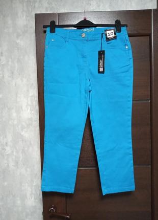 Брендовые новые коттоновые брючки-джинсы р.10-14.1 фото