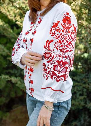 Вышиванка льняная