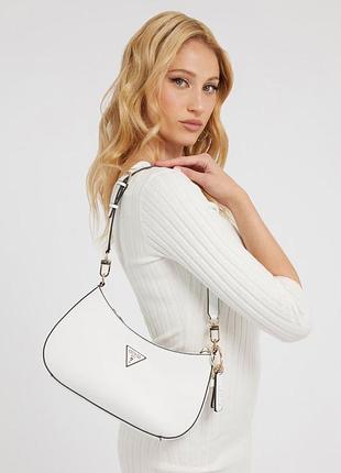 Сумка кроссбоди гесс guess белая оригинал