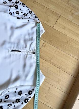 Шифонова блуза-туніка з вишивкою9 фото