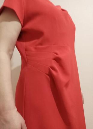 Новое праздничное красное платье 50-52 размера5 фото