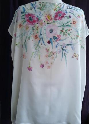 100% вискоза женская вискозная блузка, блузка, майка, летняя туника, мелкий цветок штапель8 фото