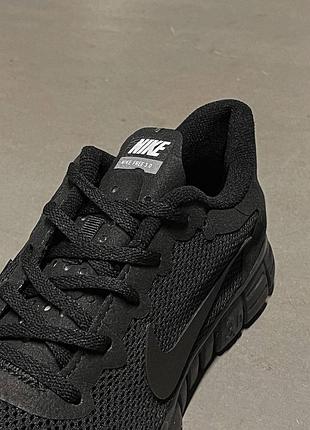 Nike free run 3.0 black кросівки 7