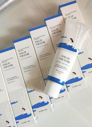Round lab birch juice moisturizing sunscreen sun cream spf 50+ pa++++ сонцезахисний крем