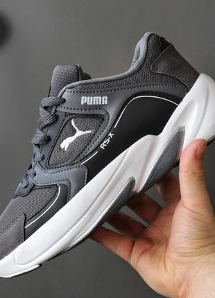 Чоловічі кросівки puma grey5 фото