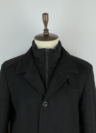 Чоловіче пальто вовна кашемір hugo boss coxtan3 wool cashmere overcoat2 фото