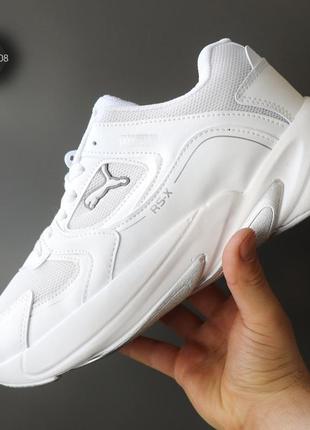 Мужские кроссовки puma white5 фото