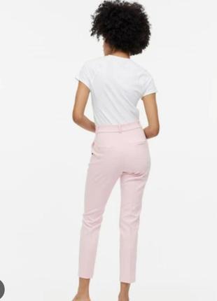 Розовые брюки, штанишки с высокой посадкой.1 фото