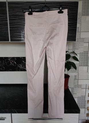Розовые брюки, штанишки с высокой посадкой.3 фото