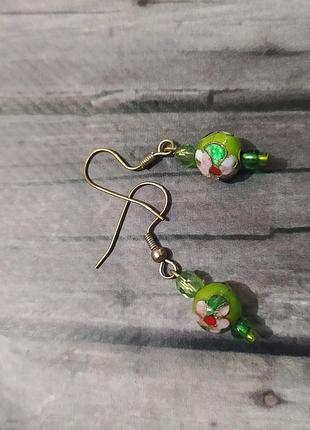 Серьги клаузоне винтаж