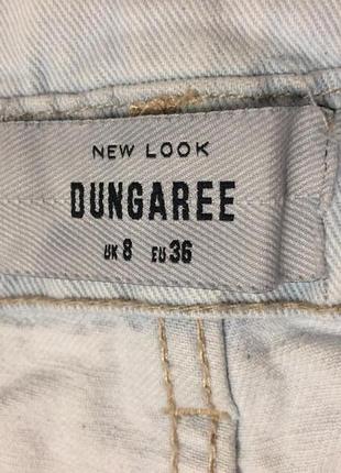 Комбинезон джинсовый new look dungaree3 фото
