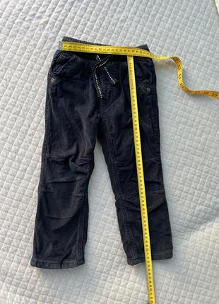 Вельветовые брюки с подкладкой george 2-3 года