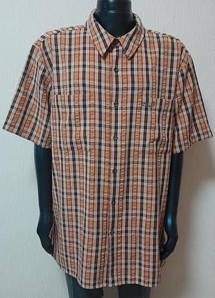 Стильная трекинговая рубашка с короткими рукавами jack wolfskin travel made in vietnam