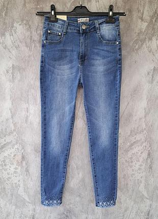 Жіночі стрейчові джинси, скінні,  див. заміри в описі