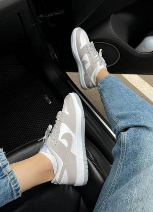 Жіночі кросівки nike sb dunk grey3 фото