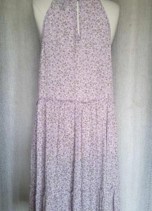100% вискоза. женский сарафан, натуральное вискозное летнее платье мелкий цветок. фотосессия7 фото
