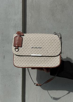 Сумка michael kors zippy bag cream 2