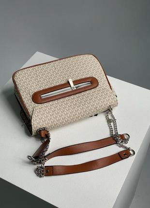 Сумка michael kors zippy bag cream 7
