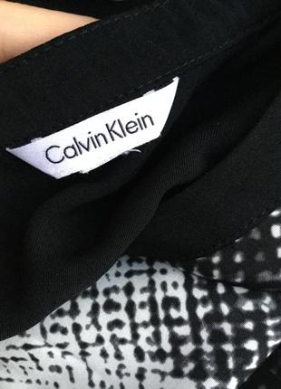 Комбинированная блуза,футболка,люкс бренд,оригинал,calvin klein3 фото