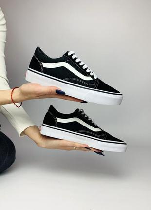 Замшеві, чорні кеди vans old skool , натуральна замша , накладений платіж