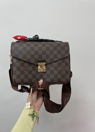 Сумка louis vuitton pochette metis new brown