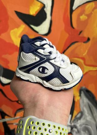 Champion кроссовки 10 см 1 размер оригинал белые для малышей