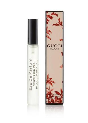 Мини парфюм спрей женский в ручке gucci bloom - 10 ml1 фото