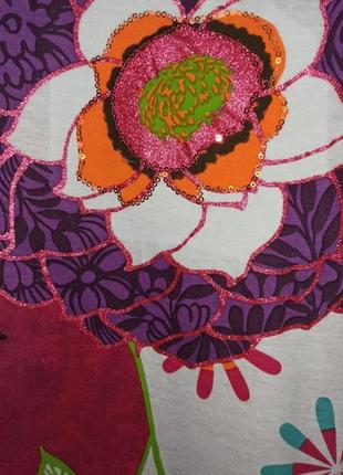 Футболка испанского бренда desigual летняя яркая2 фото