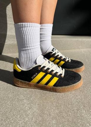 Ексклюзивні жіночі кеди guci x adidas gazelle 🆕 кросівки адідас газель
