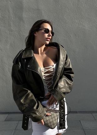 Кожанка zara