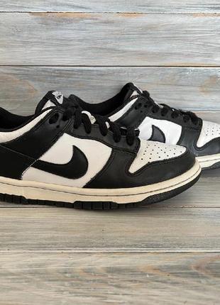 Nike dunk low black white panda оригинальные кроссовки1 фото