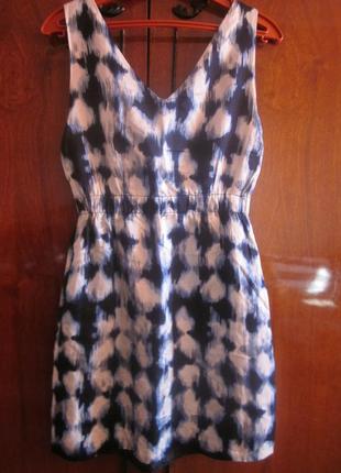 Платье h&amp;m размер xs. 65 коттон, 35 шелк, почти новое2 фото