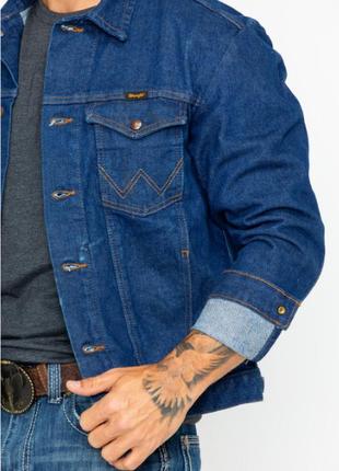 Куртка wrangler cowboy cut unlined denim jacket