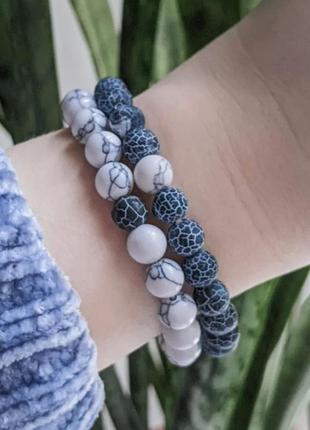 Браслеты из агата и кафелонга