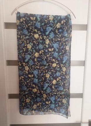 Платок сине желтый