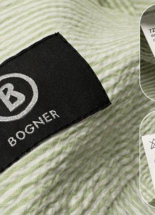 Bogner stripe short sleeve button down shirt10 фото