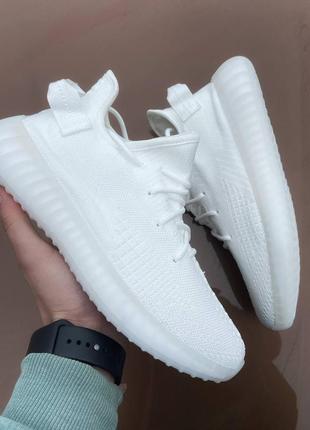 Adidas yeezy boost 350 white2 фото