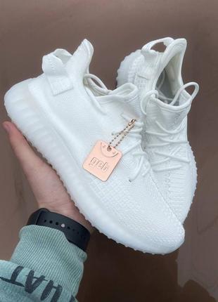 Adidas yeezy boost 350 white3 фото