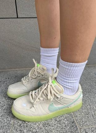 Молодежные женские кроссовки nike sb dunk mummy (светятся) 🆕 найк сб данк1 фото