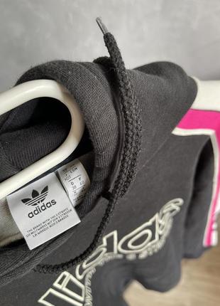 Adidas кроп топ спортивна кофта адідас жіноча з капюшоном3 фото