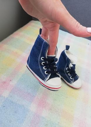 Кеды пинетки обуви для мальчика младенца1 фото