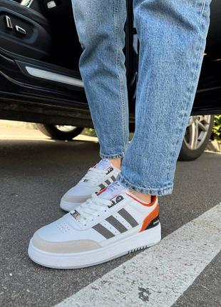 Женские кроссовки adidas spican white/orange