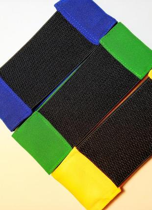 Пов'язка розпізнавальна зсу на руку жовта, синя, зелена