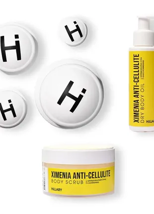 Набір вакуумних банок для тіла + антицелюлітні засоби хimenia anti-cellulite1 фото